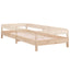 stabelbar seng 75x190 cm massivt fyrretræ