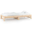 daybed med udtræk 2x(90x200) cm massivt fyrretræ