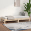 daybed med udtræk 2x(90x190) cm massivt fyrretræ