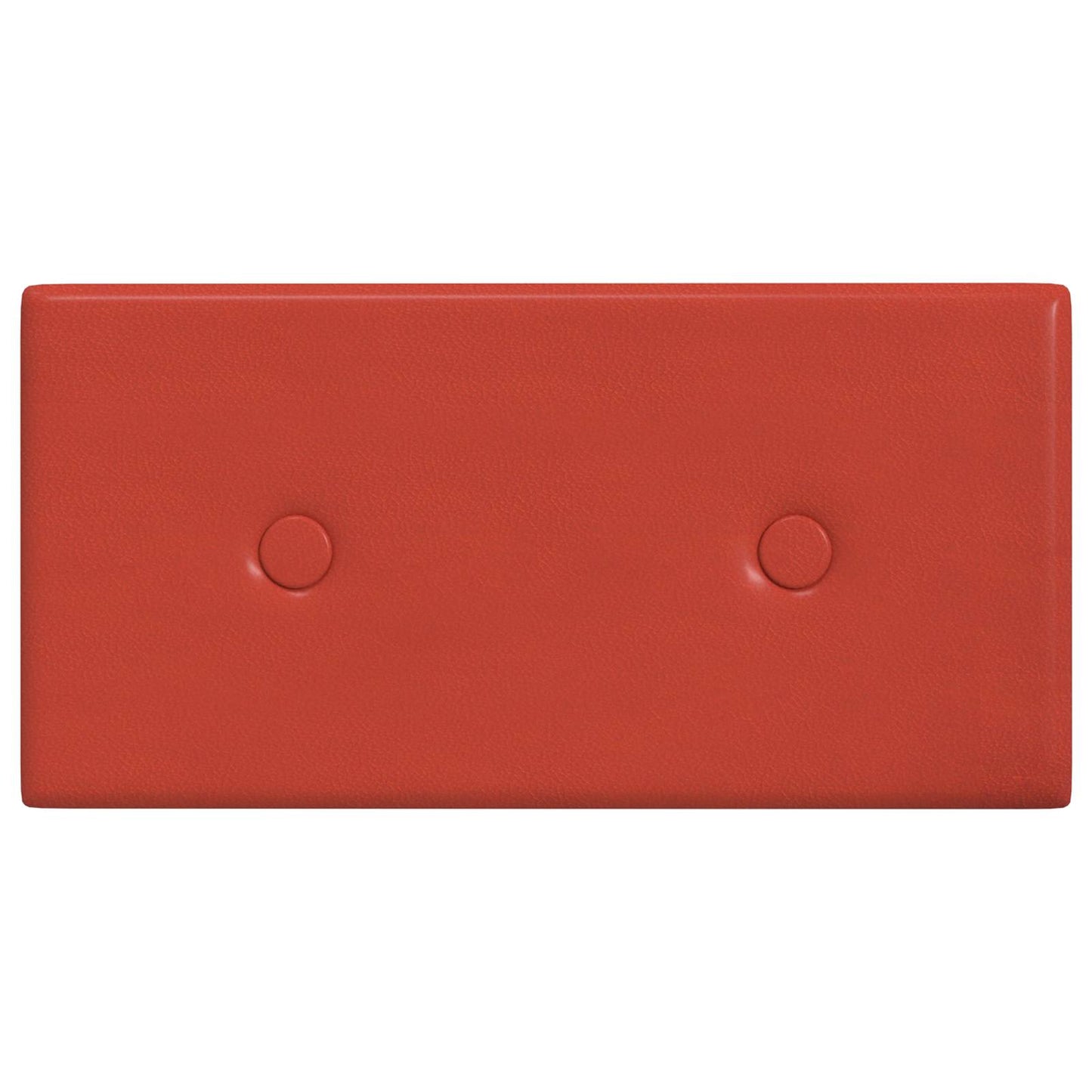 Væghovedgærde 12 pcs Rød 30 x 15 cm Faux læder