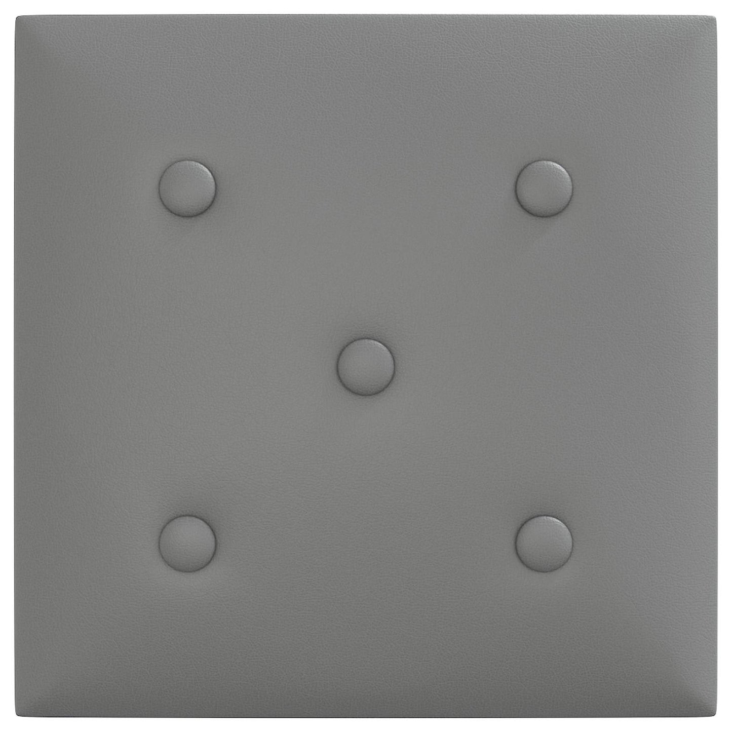 Væghovedgærde 12 pcs Grå 30 x 30 cm Faux læder