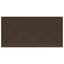 Væghovedgærde 12 pcs Brun 60 x 30 cm Faux læder