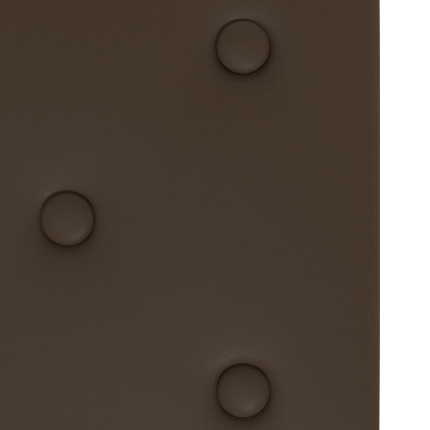 Væghovedgærde 12 pcs Brun 90 x 30 cm Faux læder