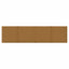 Væghovedgærde 12 pcs Brun 60 x 15 cm Fløjl
