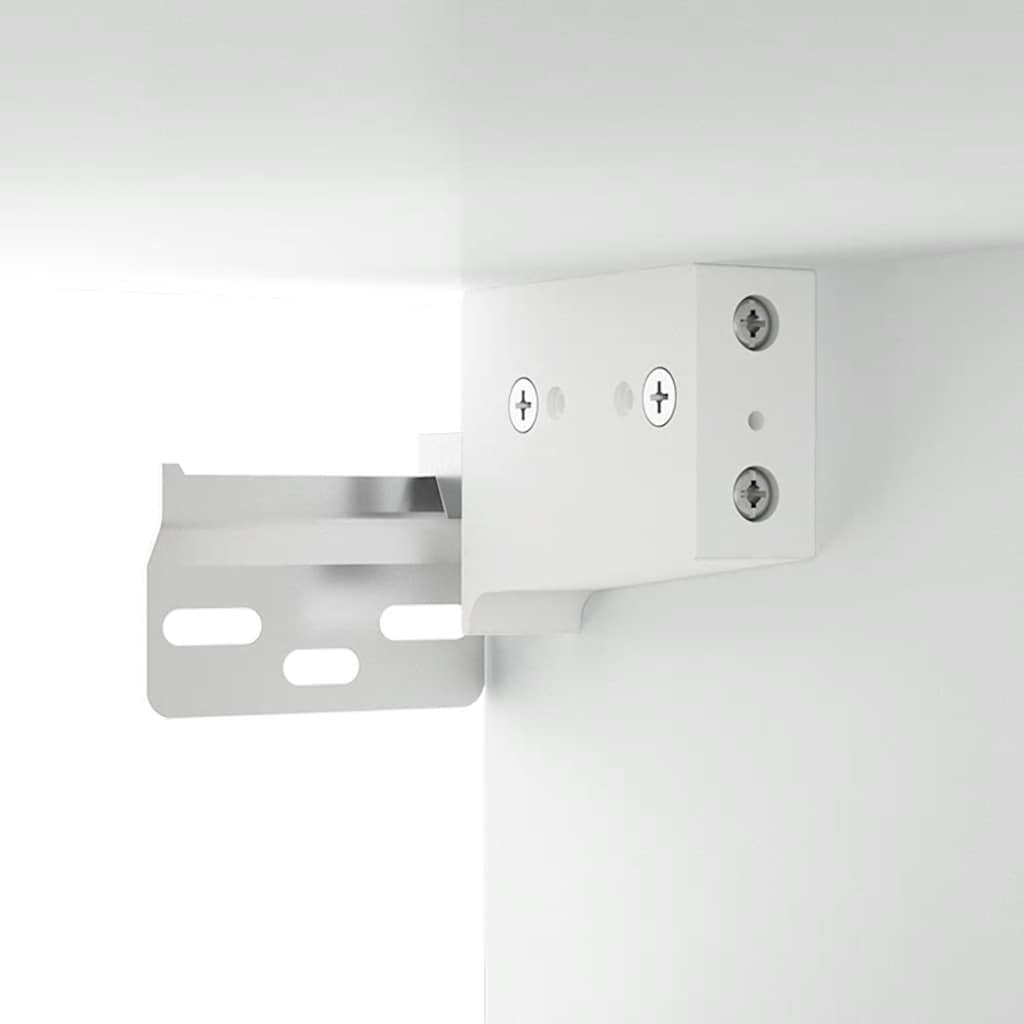 tv-skabe 2 stk. 80x30x30 cm konstrueret træ hvid