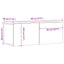 tv-borde 2 stk. 80x30x30 cm konstrueret træ sort