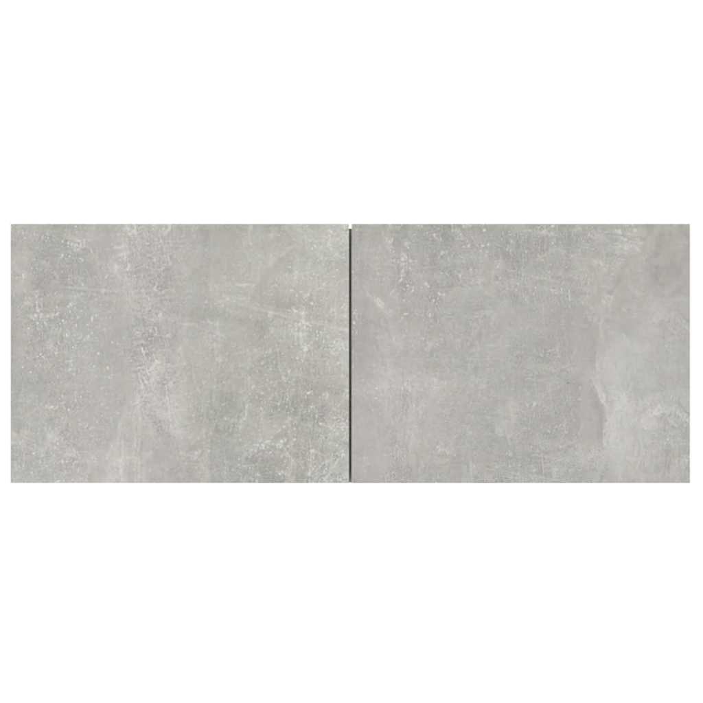 tv-skabe 2 stk. 80x30x30 cm konstrueret træ betongrå