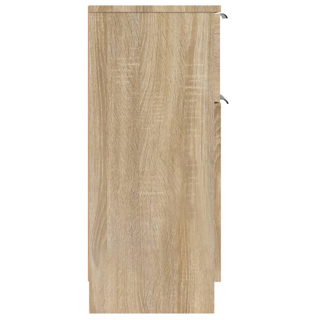 skænk 30x30x70 cm konstrueret træ sonoma-eg