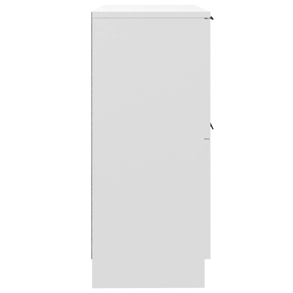 skænk 30x30x70 cm konstrueret træ hvid