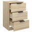 sengebord 40x36x65 cm sonoma-eg