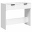 konsolbord 90x36x75 cm konstrueret træ hvid