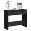 konsolbord 90x36x75 cm konstrueret træ sort