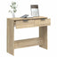 konsolbord 90x36x75 cm konstrueret træ sonoma-eg