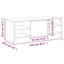 tv-bord 102x35,5x36,5 cm konstrueret træ hvid