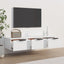 vægskab 102x30x20 cm konstrueret træ hvid