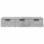 vægskab 102x30x20 cm konstrueret træ betongrå