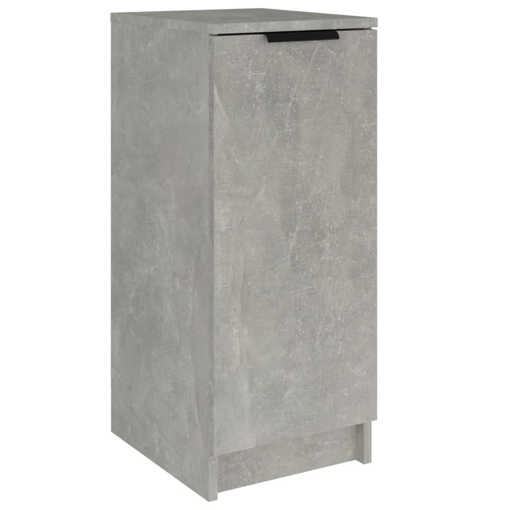 skoskab 30x35x70 cm konstrueret træ betongrå