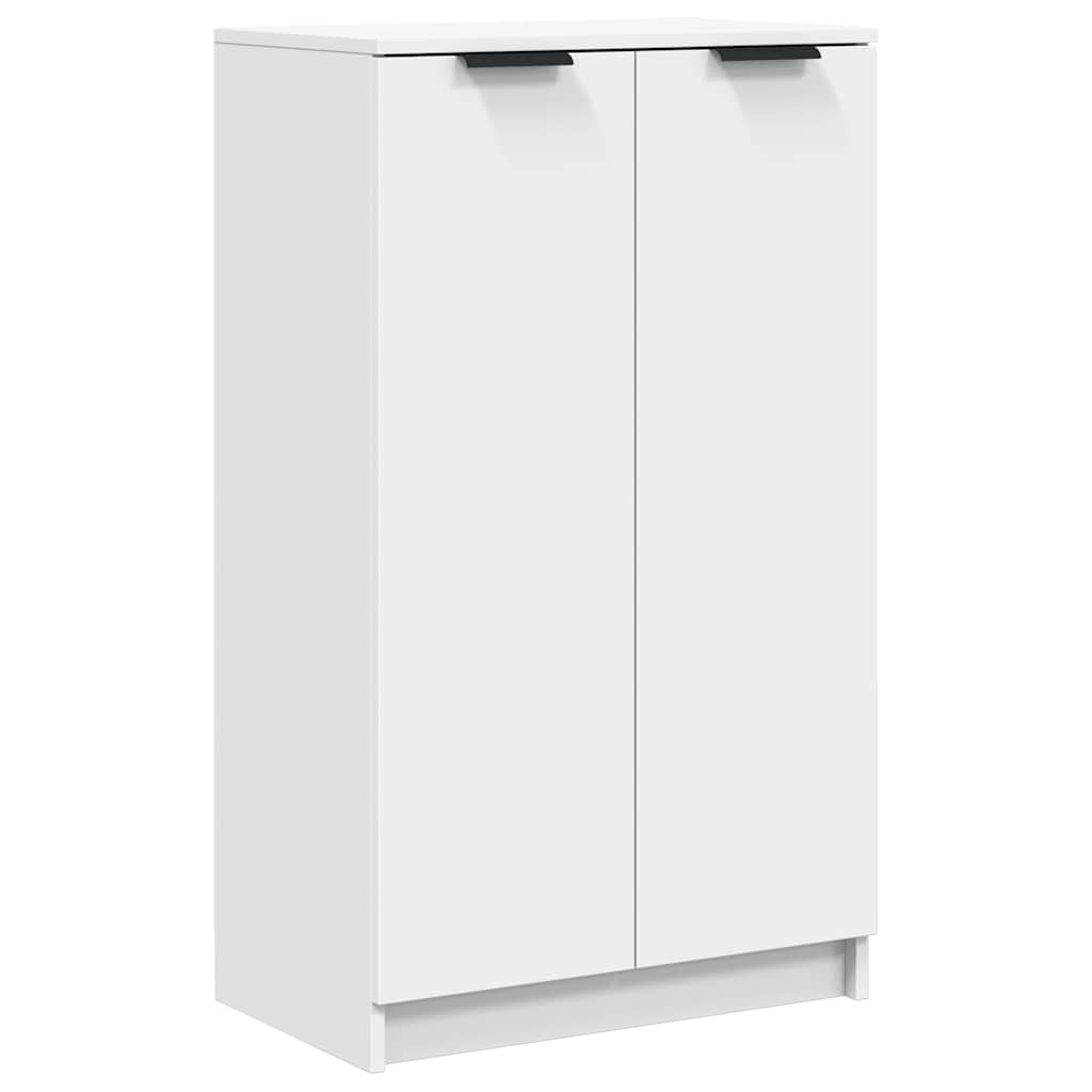 skoskab 59x35x100,5 cm konstrueret træ hvid