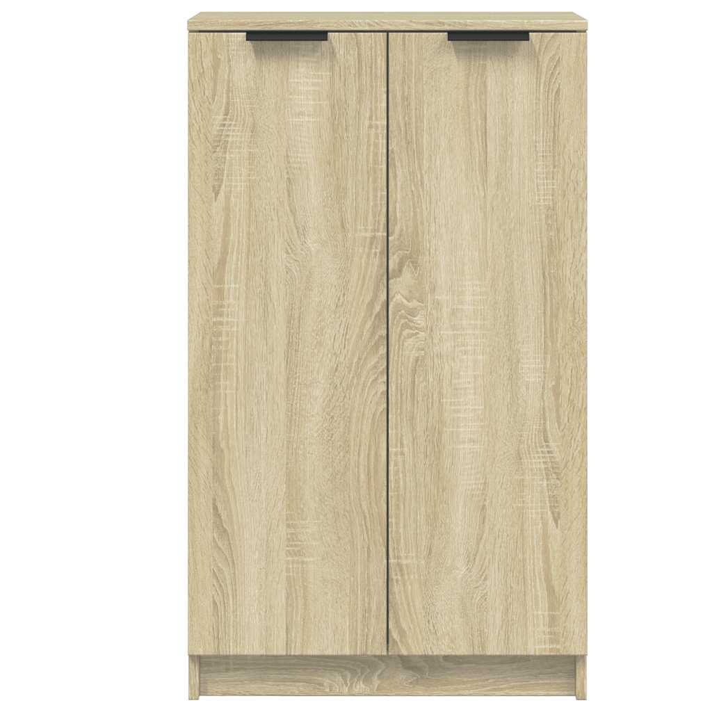 skoskab 59x35x100,5 cm konstrueret træ sonoma-eg