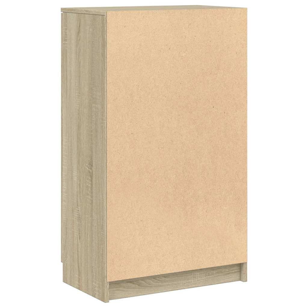 skoskab 59x35x100,5 cm konstrueret træ sonoma-eg