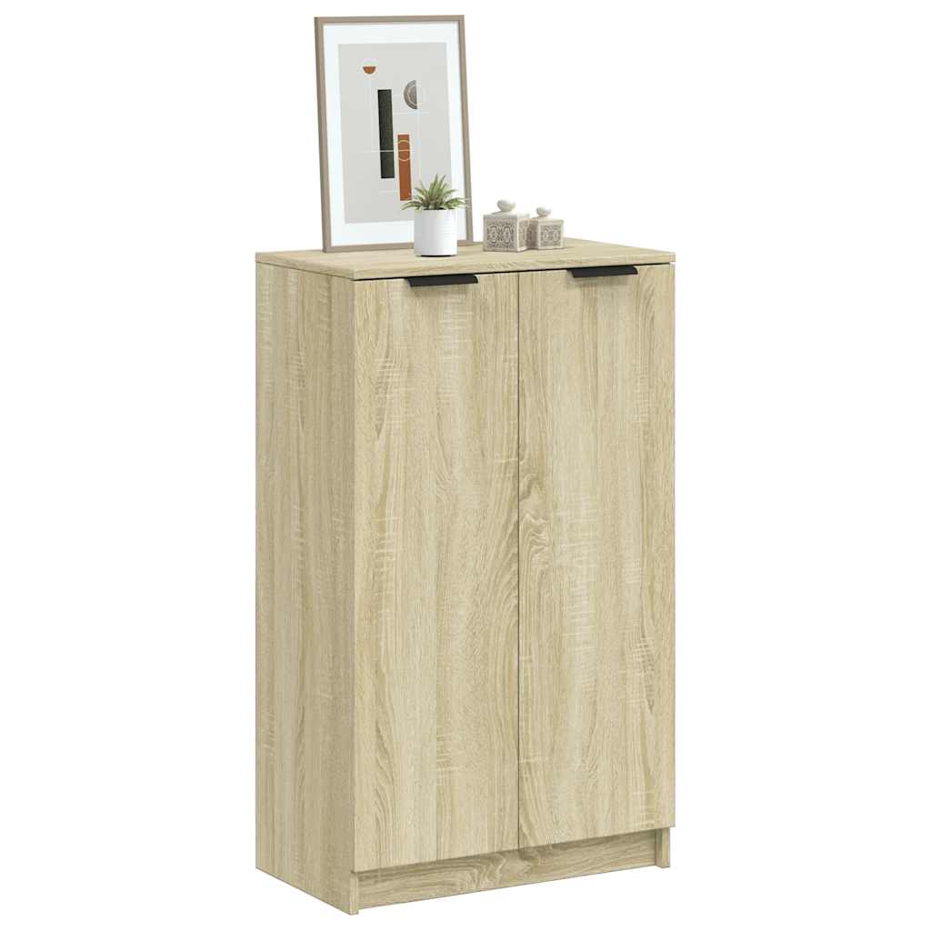 skoskab 59x35x100,5 cm konstrueret træ sonoma-eg