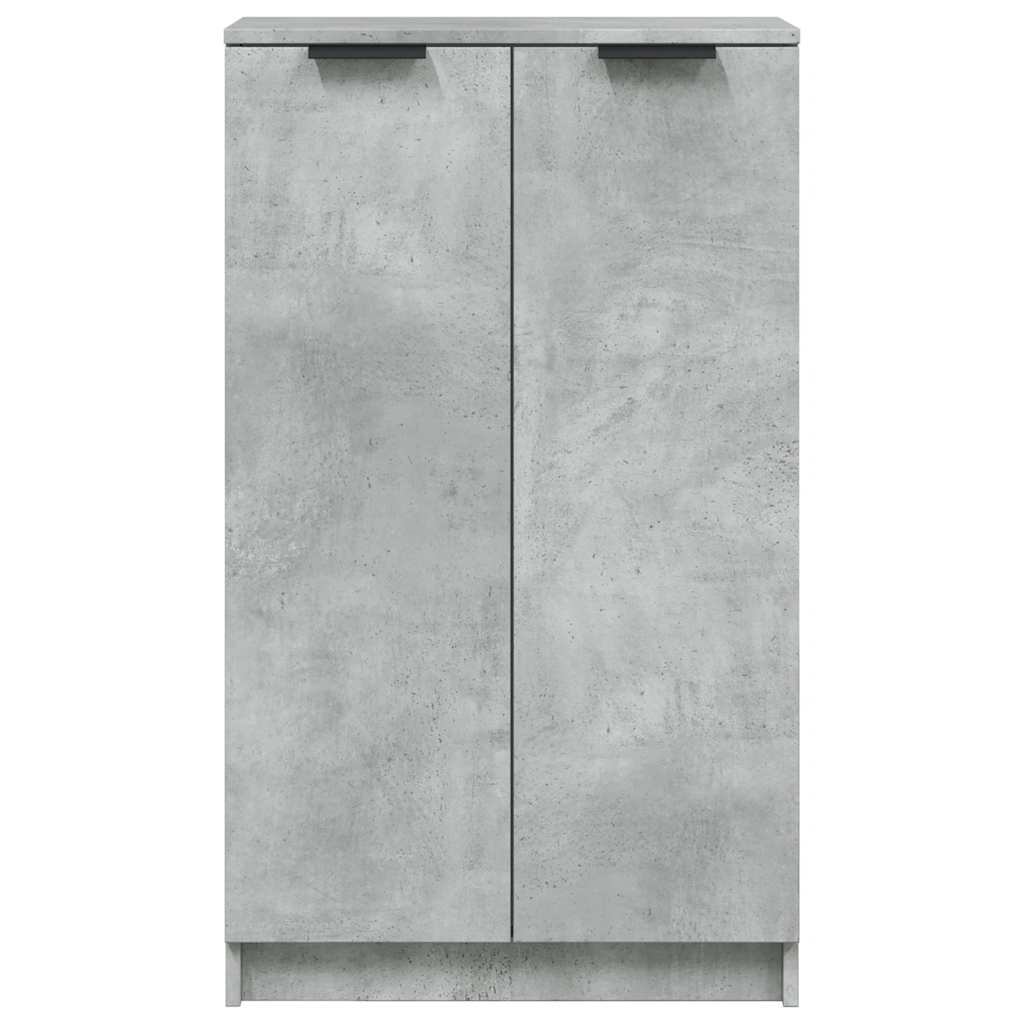 skoskab 59x35x100,5 cm konstrueret træ betongrå