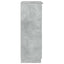 skoskab 59x35x100,5 cm konstrueret træ betongrå