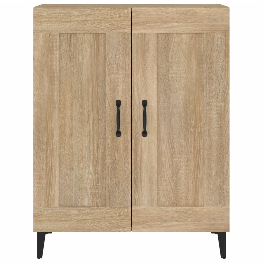 skænk 69,5x34x90 cm konstrueret træ sonoma-eg