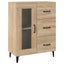 skænk 69,5x34x90 cm konstrueret træ sonoma-eg