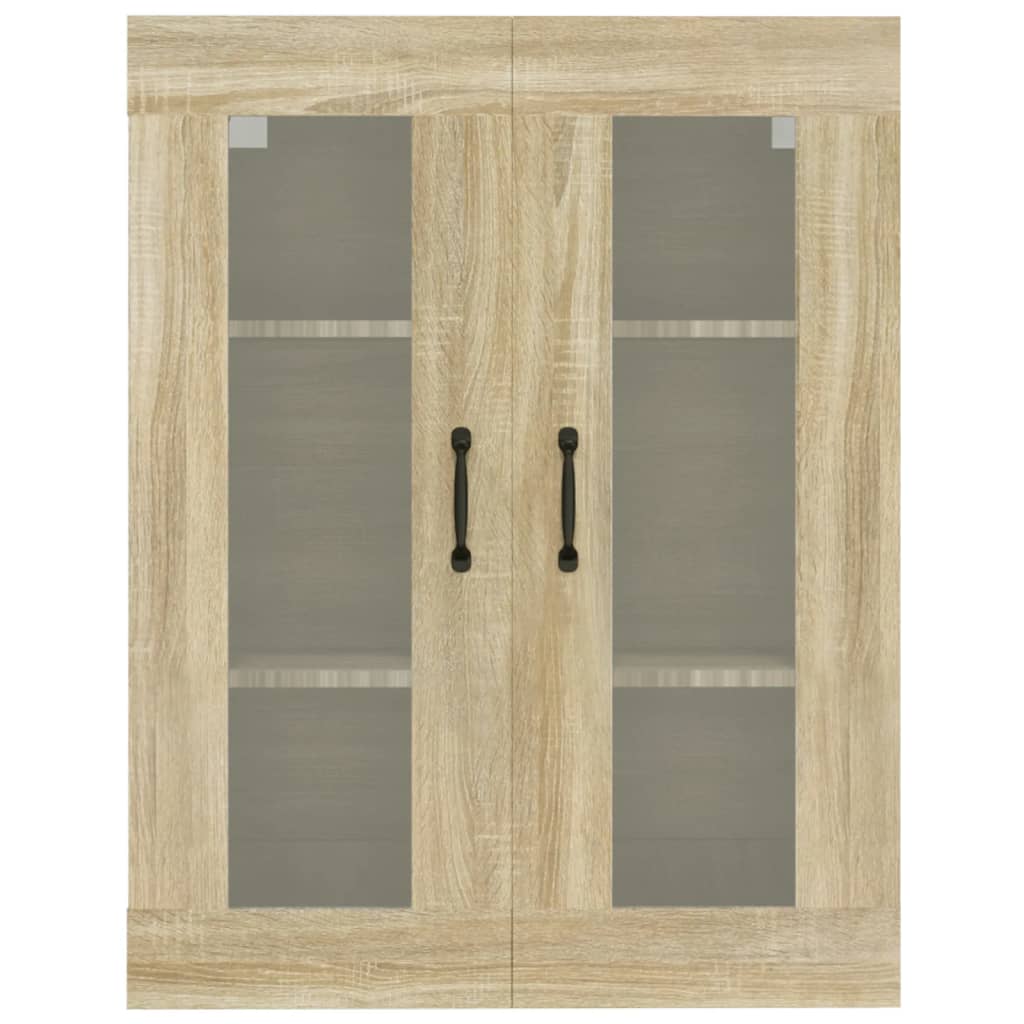 vægskab 69,5x34x90 cm sonoma-eg