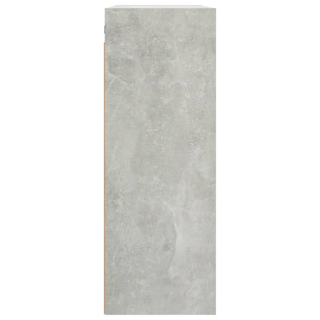 vægskab 69,5x32,5x90 cm betongrå