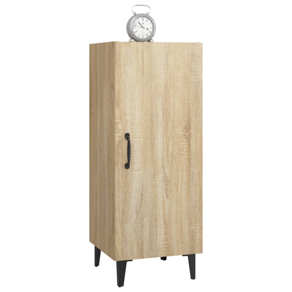 skænk 34,5x34x90 cm konstrueret træ sonoma-eg