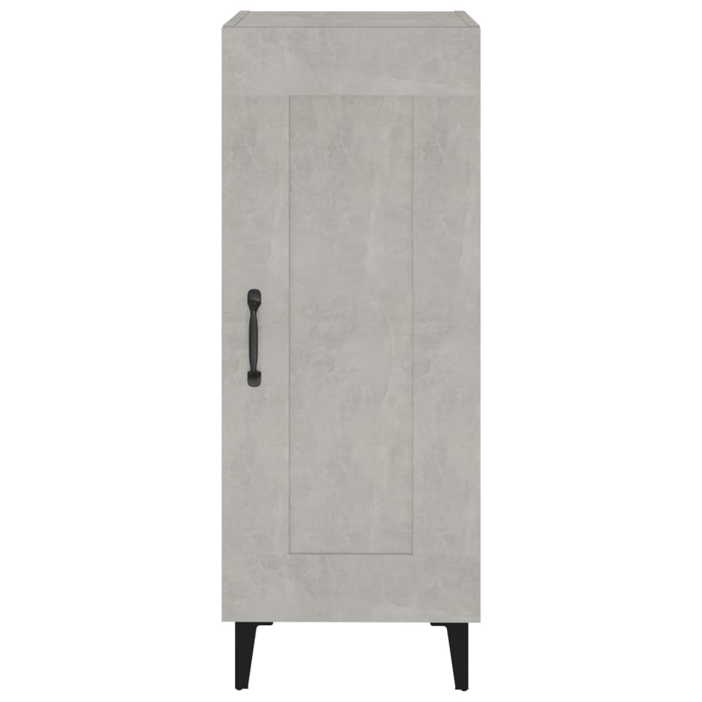 skænk 34,5x34x90 cm konstrueret træ betongrå
