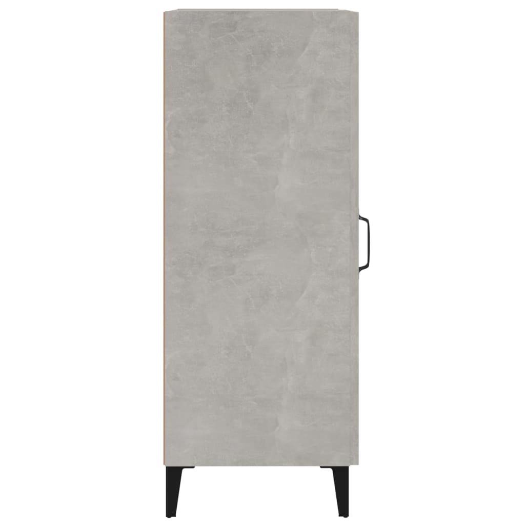 skænk 34,5x34x90 cm konstrueret træ betongrå