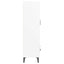 skab 70x31x115 cm konstrueret træ hvid