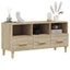 tv-bord 102x36x50 cm konstrueret træ sonoma-eg