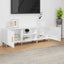 tv-bord 150x30x50 cm konstrueret træ hvid