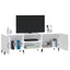 tv-bord 150x30x50 cm konstrueret træ hvid