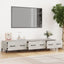 tv-bord 150x34,5x30 cm konstrueret træ betongrå