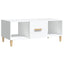 sofabord 102x50x40 cm konstrueret træ hvid