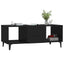 sofabord 102x50x40 cm konstrueret træ sort