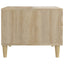 sofaborde 2 stk. 50x50x40 cm konstrueret træ sonoma-eg