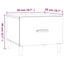 sofaborde 2 stk. 50x50x40 cm konstrueret træ sonoma-eg