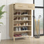 skoreol 60x35x105 cm konstrueret træ sonoma-eg