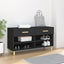 skoreol 102x35x55 cm konstrueret træ sort