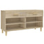 skoreol 102x35x55 cm konstrueret træ sonoma-eg