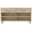 skoreol 102x35x55 cm konstrueret træ sonoma-eg