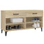 skoreol 102x35x55 cm konstrueret træ sonoma-eg