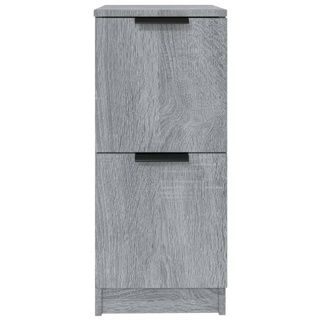 skænk 30x30x70 cm konstrueret træ grå sonoma-eg