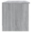 tv-bord 102x35,5x36,5 cm konstrueret træ grå sonoma-eg